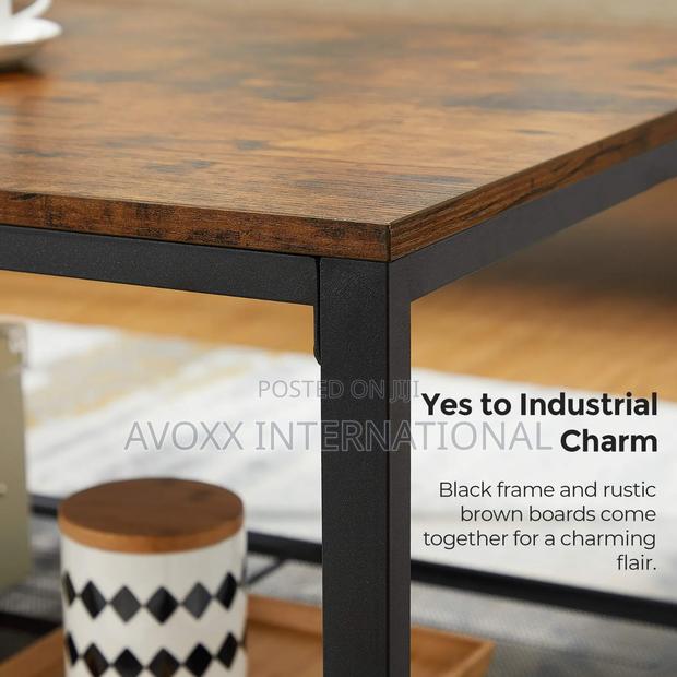 Vasagle Indestic Coffee Table, W/Mesh Storage · Photo 6