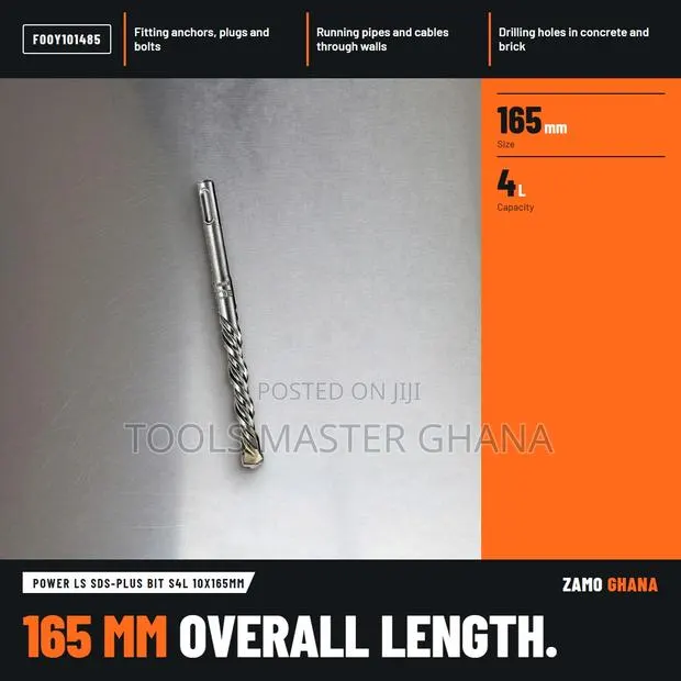 Power Ls SDS-Plus Bit S4L 10X165Mm - F00Y101485 · Photo 1