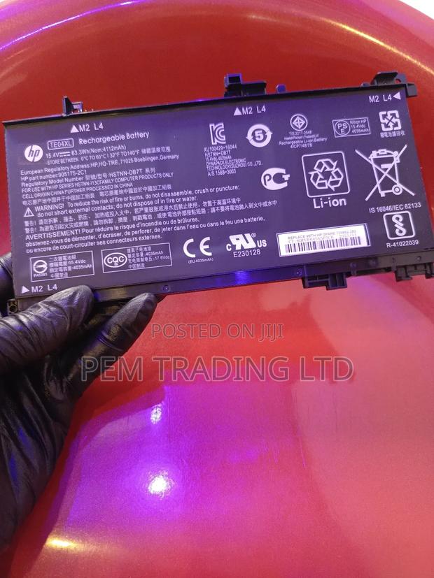15.4V 63.3wh Te04xl TPN-Q173 HSTNN-Db7t 905175-2c1 · Photo 1
