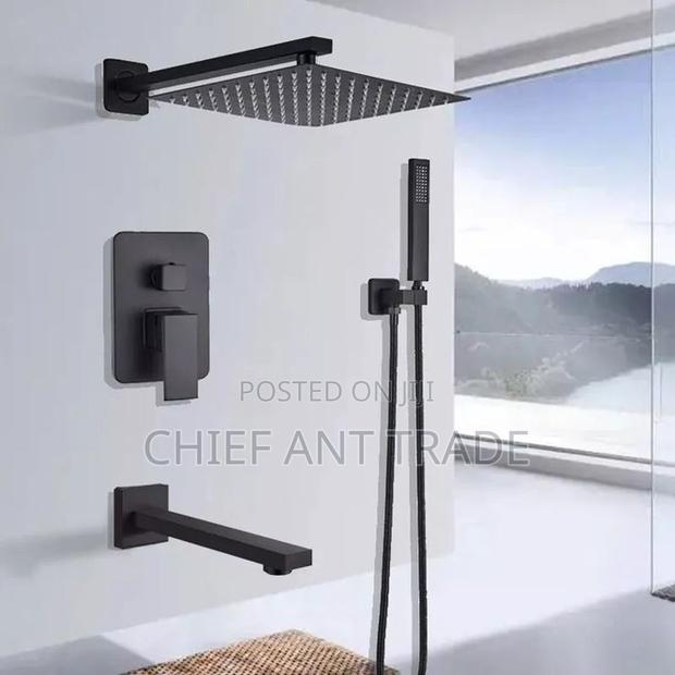 Concealed Shower Mixer (Ll9013-) Black. Wall Hidden Shower · Photo 2