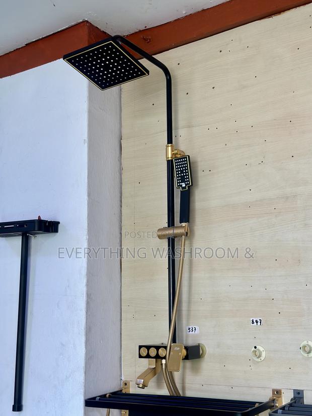 Black Gold Shower Mixer_black Gold Hot Cold Shower · Photo 1