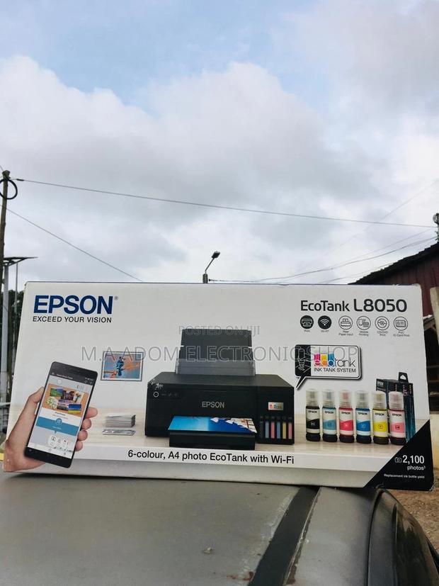 Epson Ecotank L8050: Print More,Pay Less for Thousand Pages · Photo 1