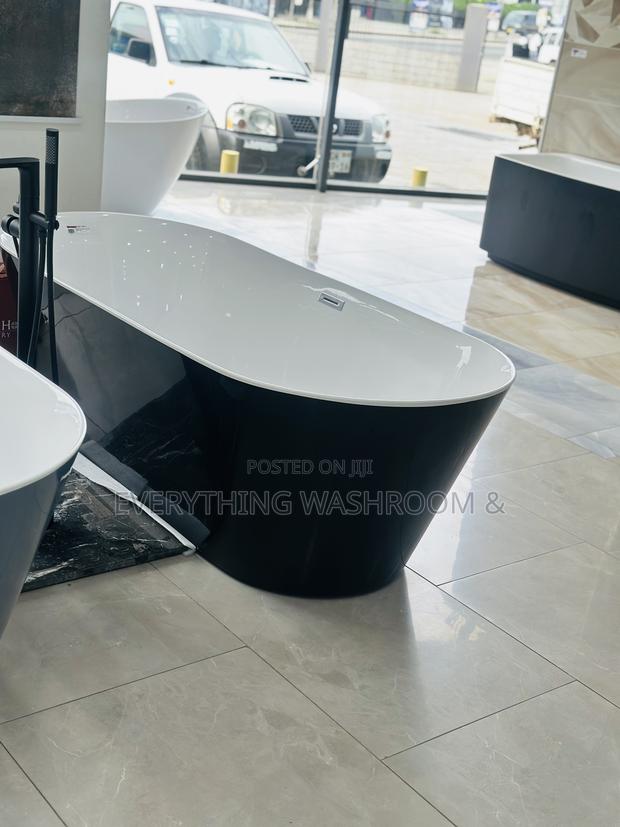 Black Ceramic Bathtub_ Bath Pool_ Bathtub and Accessories · Photo 6