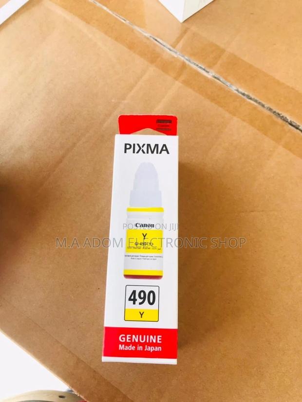 Canon GI-490 Yellow Ink: Your Creative Printing Partner · Photo 1