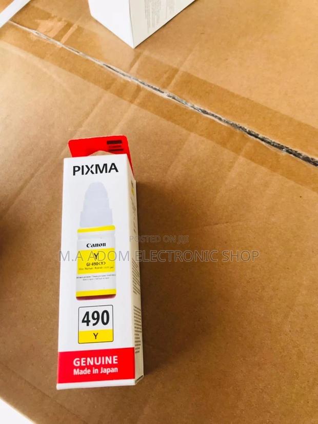 Canon GI-490 Yellow Ink: Your Bold Printing Choice · Photo 1