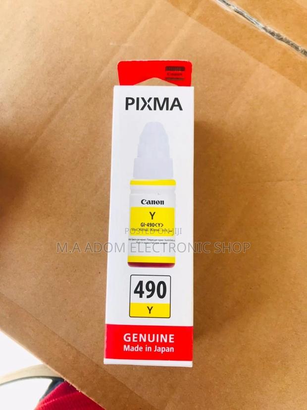 Canon GI-490 Yellow Ink: Your Reliable Printing Partner · Photo 1