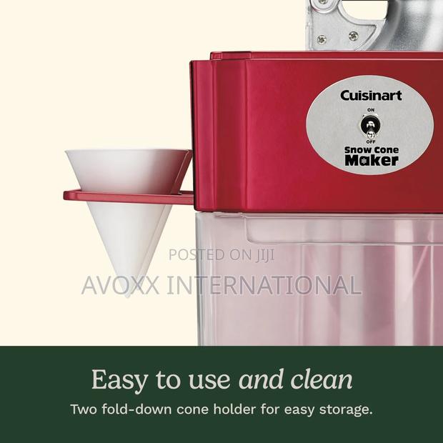 Cuisinart Snow Cone Machine - Makes 5 Icy Cones For Slushie · Photo 5