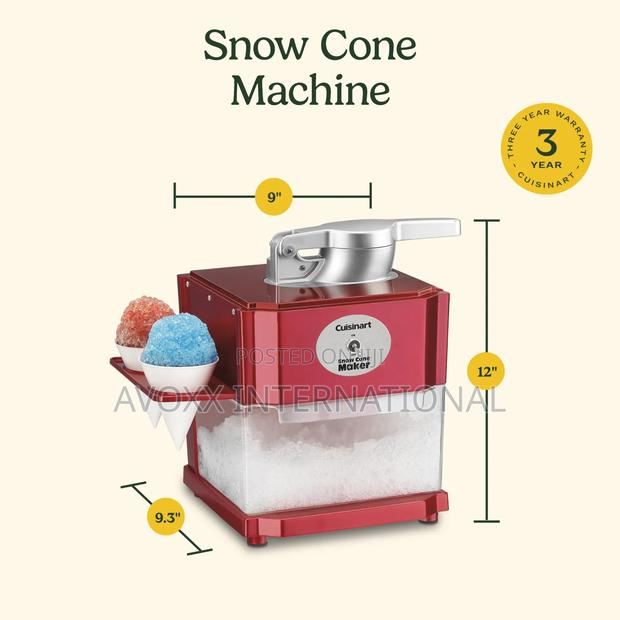 Cuisinart Snow Cone Machine - Makes 5 Icy Cones For Slushie · Photo 6