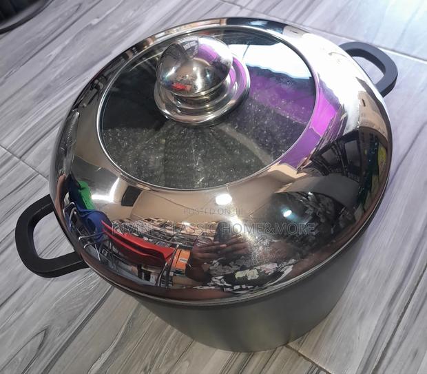 10lit Cooking Pot With Glass Lid · Photo 2