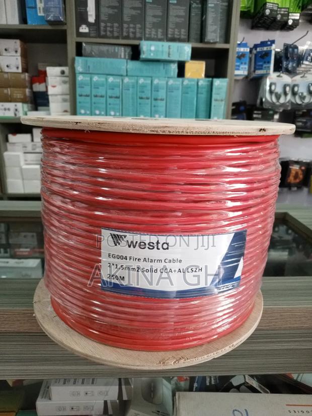 Westa Solid Cca Fire Alarm Cable 2*1.5mm 250m · Photo 1