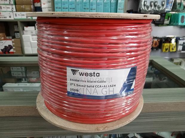 Westa Solid Cca Fire Alarm Cable 2*1.5mm 250m · Photo 2