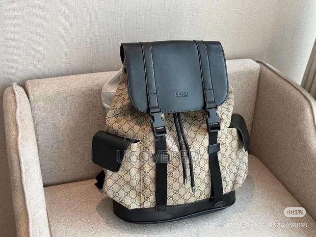 Branded Luxury Leather Backpack · Photo 7