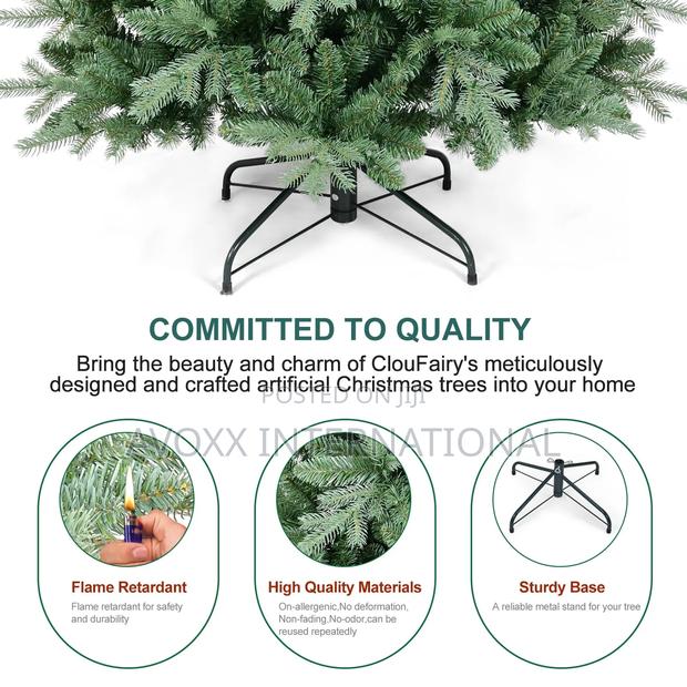 7.5 FT Artificial Skinny Christmas Tree · Photo 5