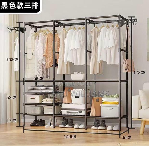 Garment Rack Heavy Duty Clothes ( Wardrobe Closet) · Photo 1
