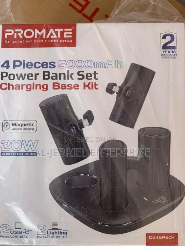 Deltapack 4-Piece Power Bank Kit+USB-C Lightning Connectors · Photo 1