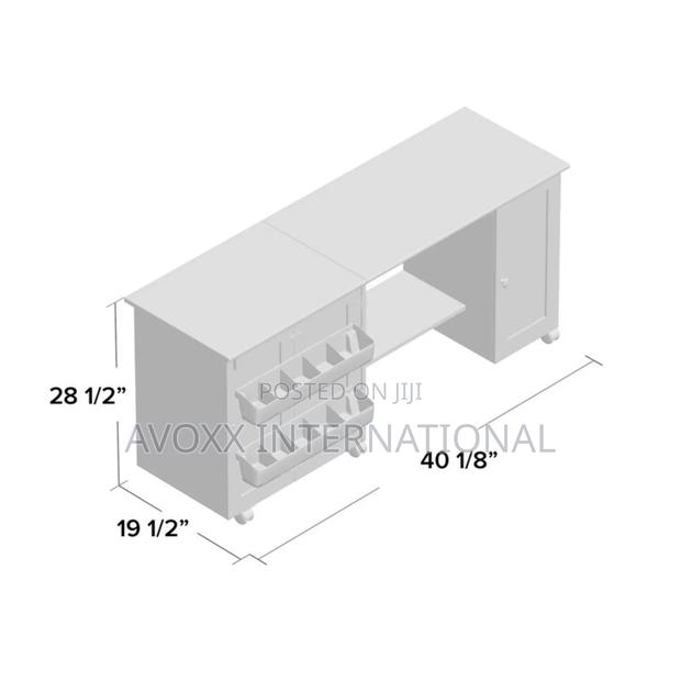 St. Nicholas Foldable Sewing Table With Wheels · Photo 2
