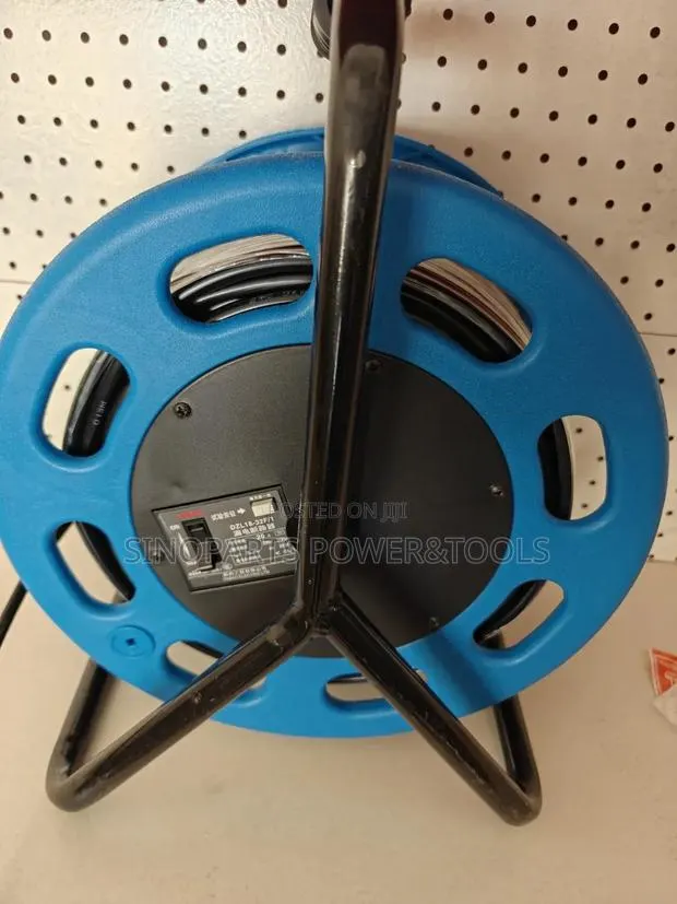 Heavy Duty Cable Reel Extension Cord Drum Portable Power Reel · Photo 1