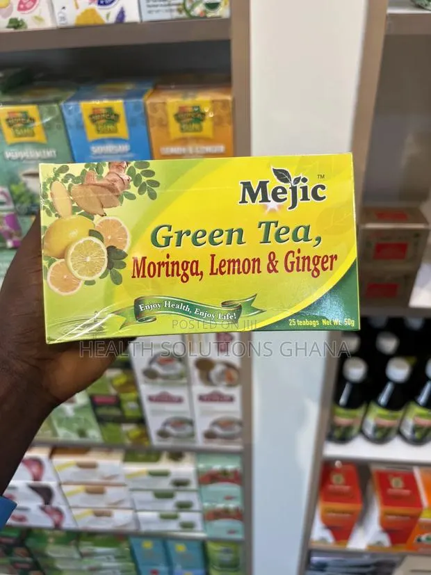 Green Tea, Moringa, Lemon Ginger for Detox Wellness Support · Photo 1