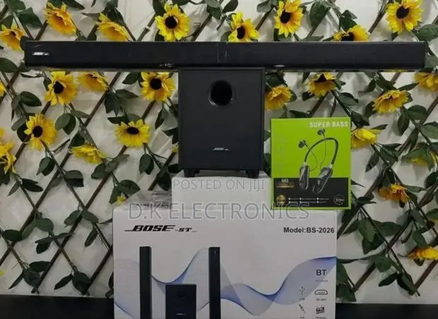 Bose Model:Bs-2026 Cable 2.1 Channel Detachable Soundbar · Photo 1