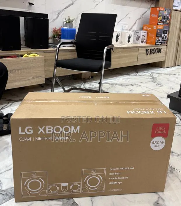 Fresh in Box Lg Cj44 480watt Speaker With 2 Subwoofer(Black) · Photo 1