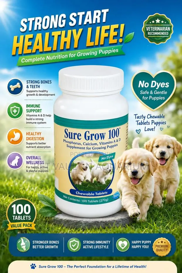 Sure Grow Supplement Tabs for Puppies · Photo 1