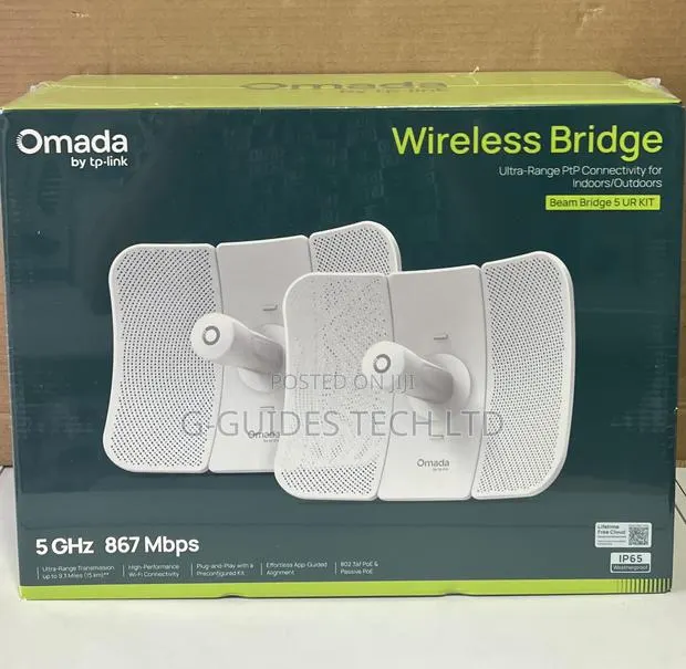 TP-Link Beam Bridge 5 UR KIT 5GHz 867 MBPS Ultra-Range Wireless Bridge · Photo 1