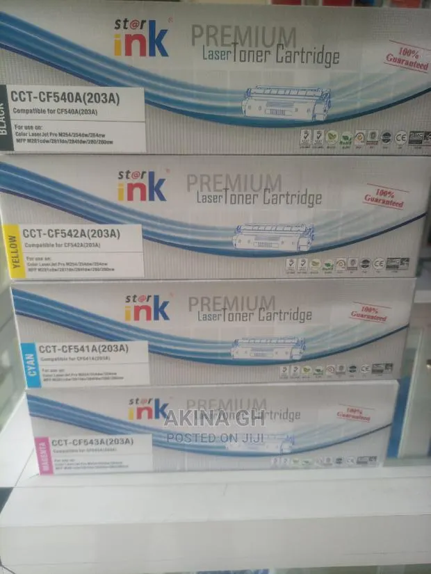 Hp Compatible Toner 203A (Cf-540a) for M254 M281 M284 · Photo 1