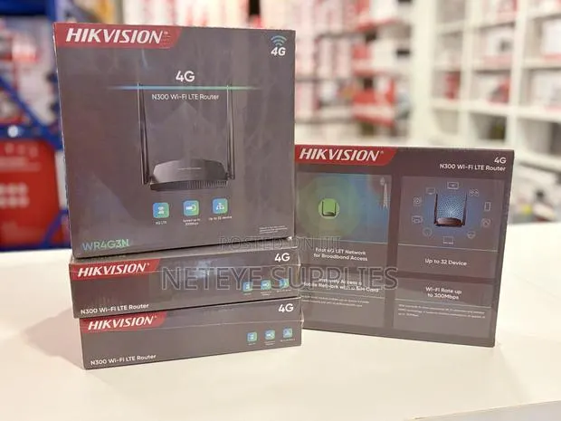 Hikvision 300Mbps 4G LTE Wi-Fi Router - DS-3WR4G3N · Photo 1
