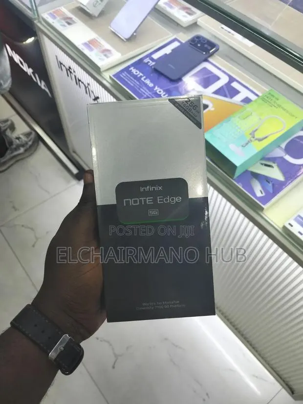 New Infinix Note Edge 256 GB Gray · Photo 1