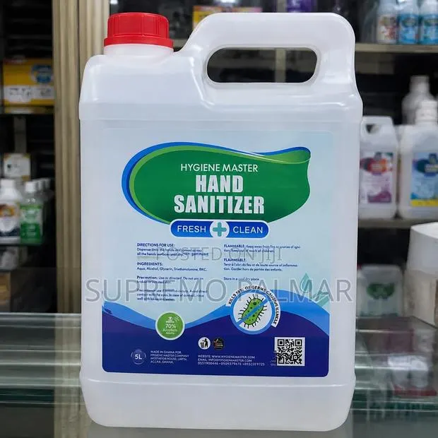 Hygiene Master Hand Sanitizer Gel 5 Ltrs– Alcohol-Based Antibacterial · Photo 1