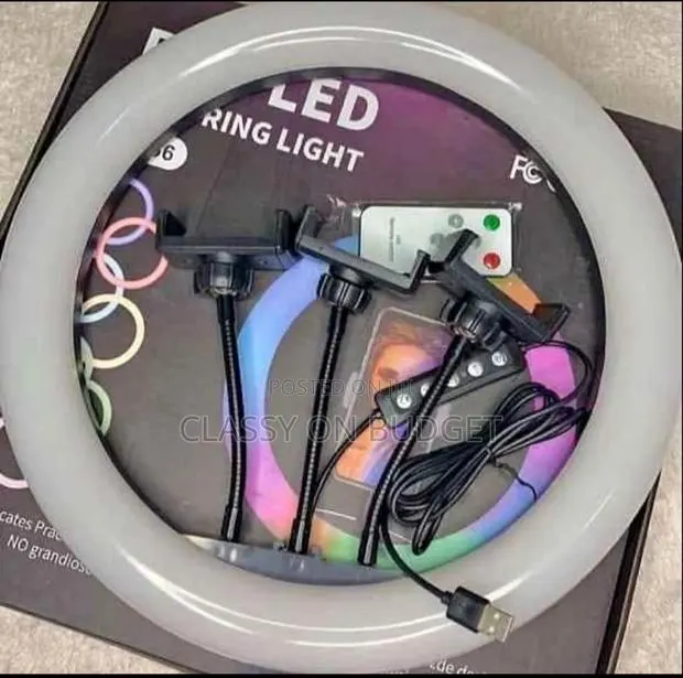 Rgb 22 Inches Ringlight With Tripod Stand · Photo 1