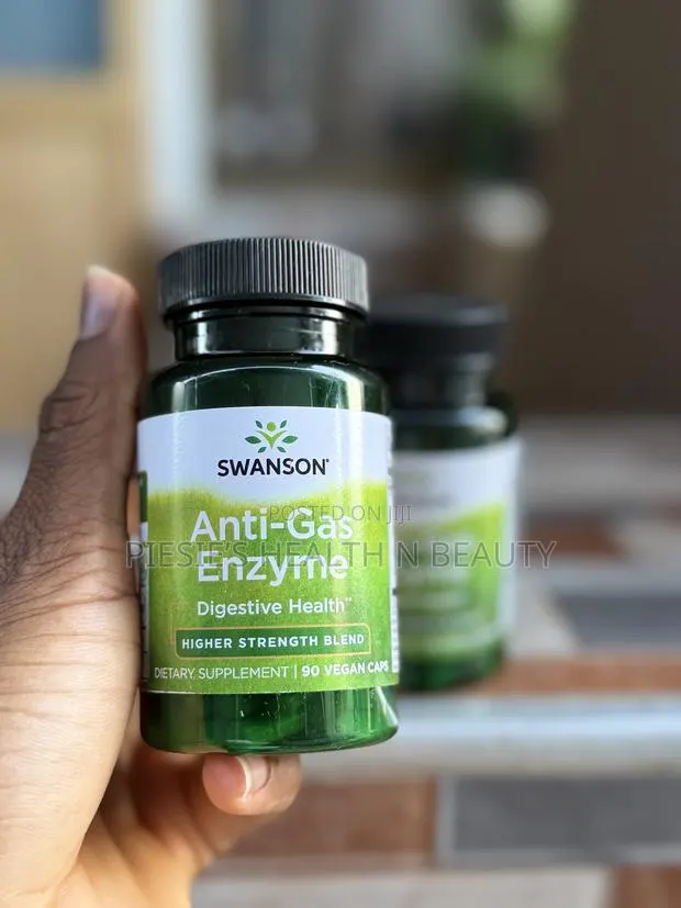 Swanson, Anti-Gas Enzyme, 40mg, 90 Capsules · Photo 1