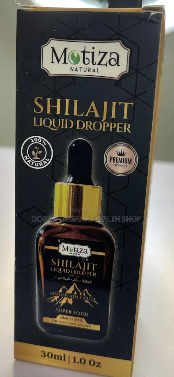 Motiza Natural Shilajit Liquid Dropper Mountain Gold · Photo 1