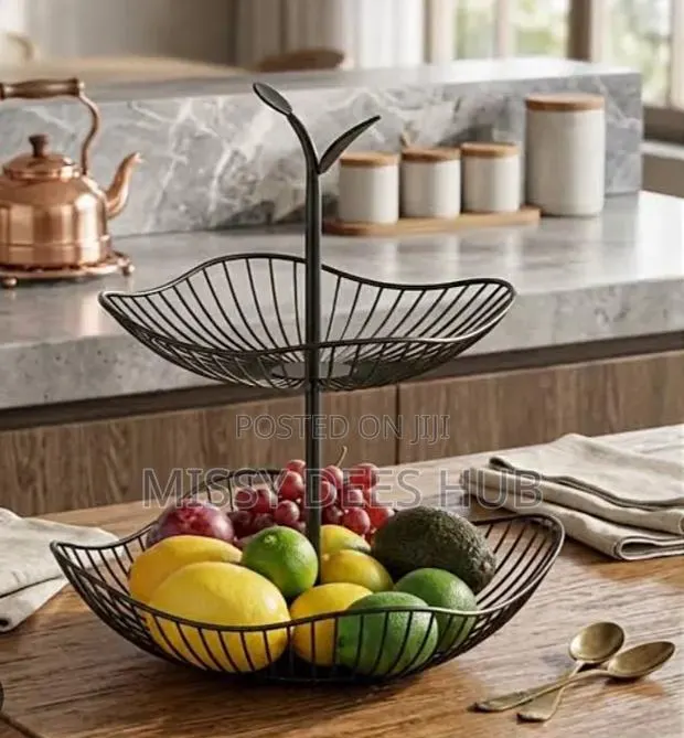 2 Layer Fruit Stand · Photo 1