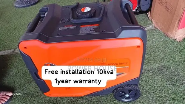 Heavy-Duty Ecoolmax 10kva Petrol Generator – Reliable Fuel 10kva · Photo 1