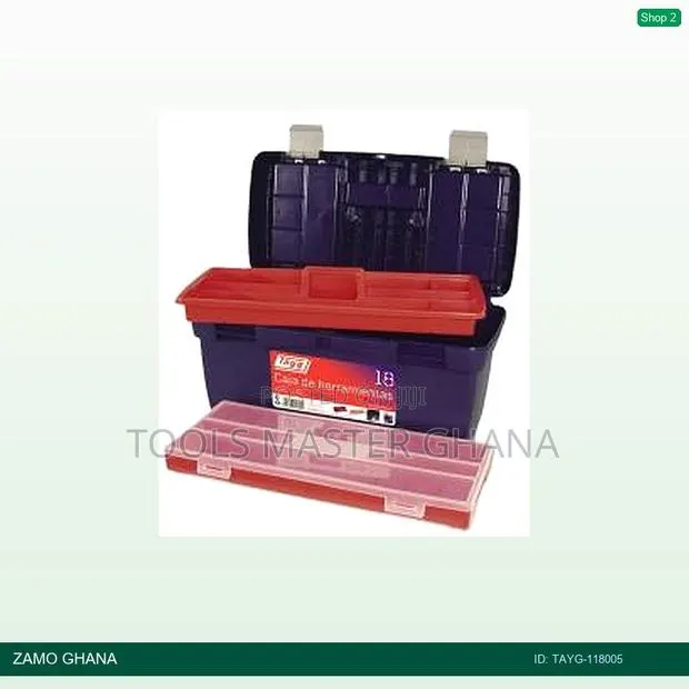 Tayg Plastic Tools Box N.18 580x290x290mm - Tayg-118005 · Photo 1
