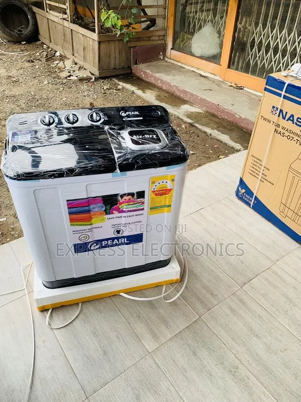Newly in Box Pearl 7kg Twin Tub Semi Auto Washing Machine PWM-70TT · Photo 1
