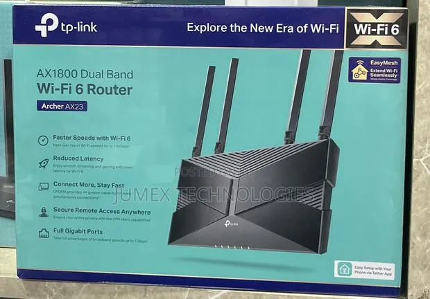 TP-Link Ax1800 Dual Band Wifi 6 Router Archer Ax23 · Photo 1