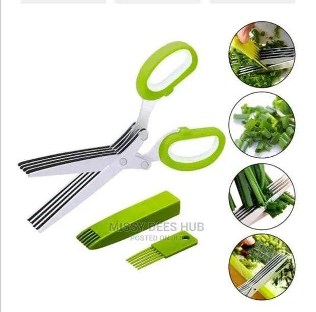 5-Layered Kitchen Scissors With Brush · Photo 1