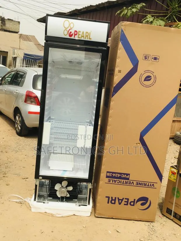 Electric Glass Singledoor Display Pearl PVC-424-2b Fridge · Photo 1