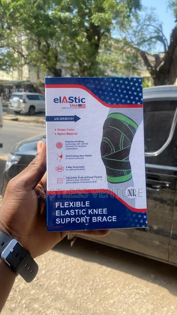 Elastic Flexible Knee Support Brace · Photo 1