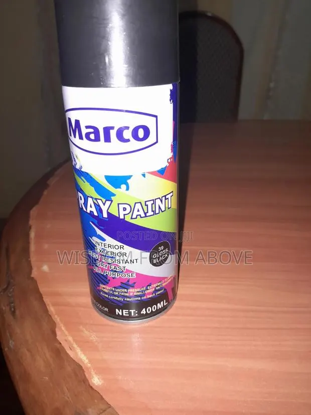Anti Rust Oil Can Spray Shinning Black 39 Gloss Black Delivery Able · Photo 1