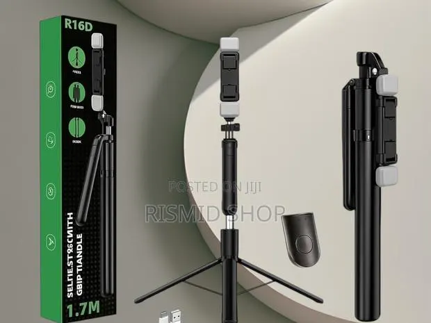 R16D Extendable Selfie Stick With Tripod · Photo 1