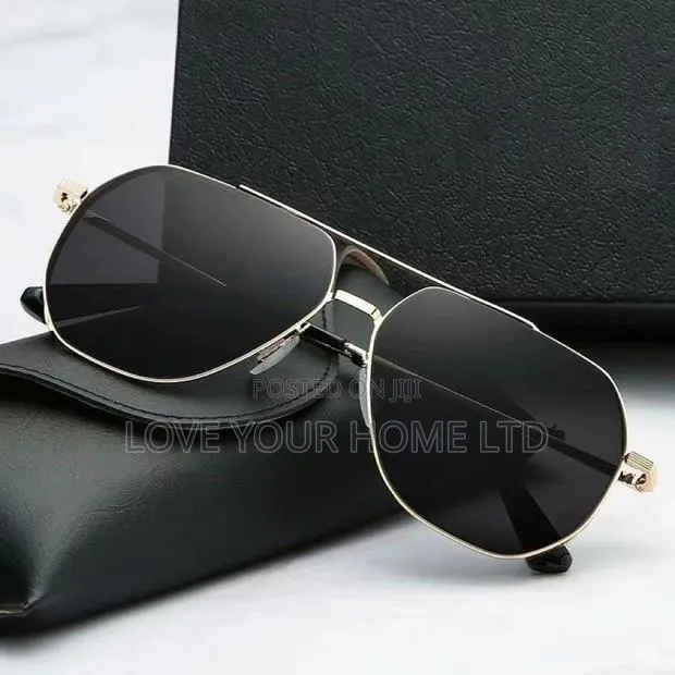 Luxury Black Polarized Aviator Sunglasses Uv400premium Unisex Shades · Photo 2
