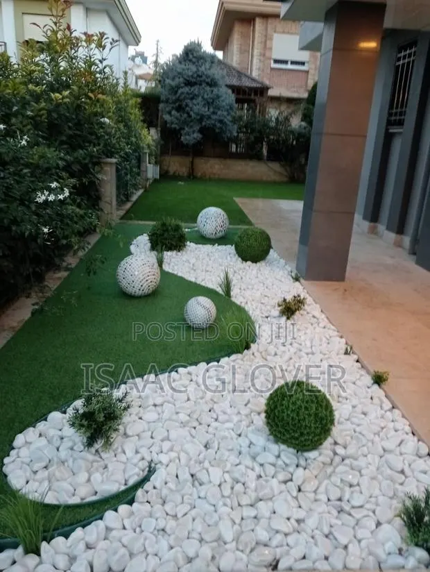 Landscaping and Concrete Stamped Floor · Photo 1