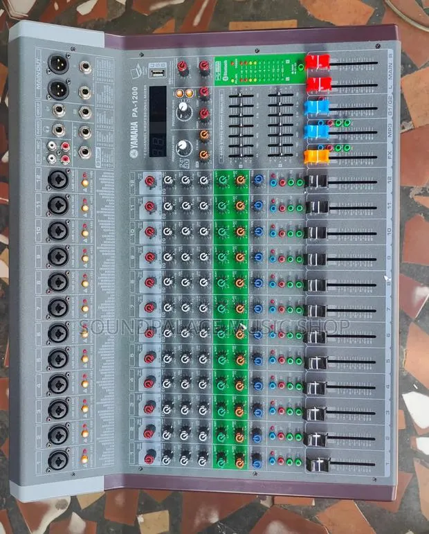 Yamaha PA-1200 12-Channel Audio Mixer With Bluetooth and USB · Photo 1