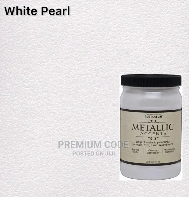 Metallic Accents Paint, White Pearl · Photo 1