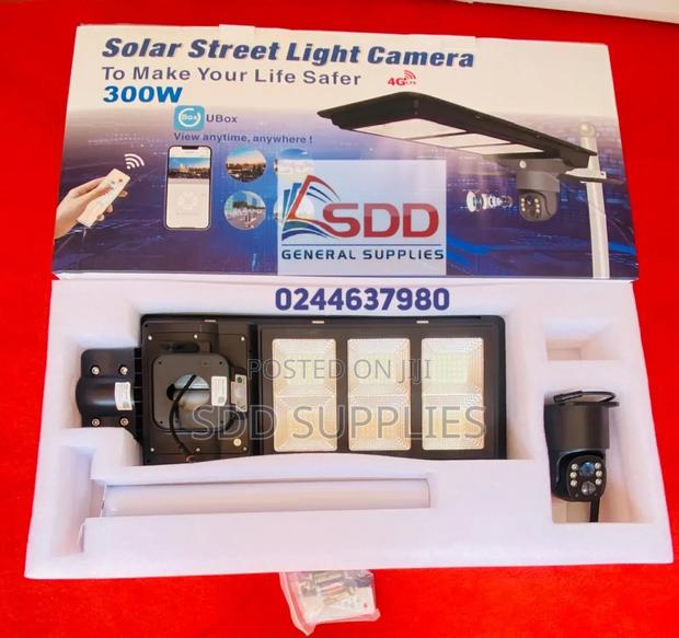 4g Sim Card Solar Streat Light Security Camera · Photo 1