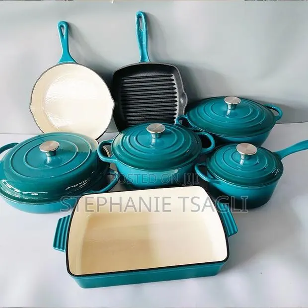 11set Cast Iron Saucepan · Photo 1