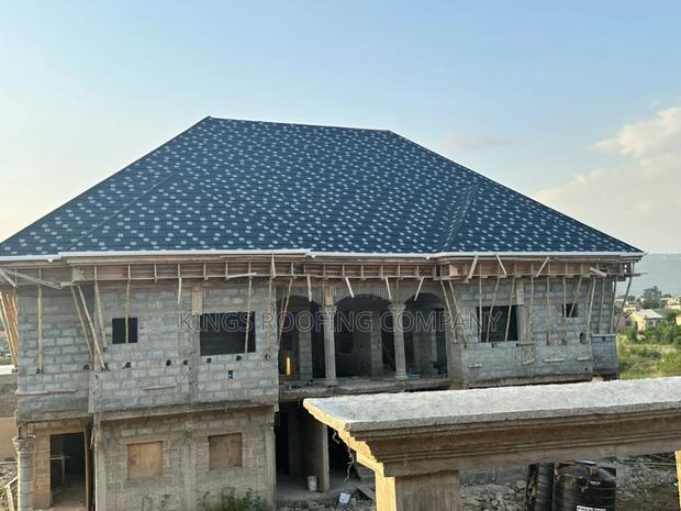 Alu-Zinc (Black and White Patch Shingles) · Photo 2